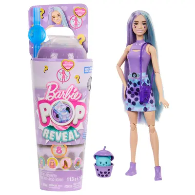 BARBIE POP REVEAL BUBBLE TEA PAPUSA BARBIE TARO MILK VIVMTHTJ19