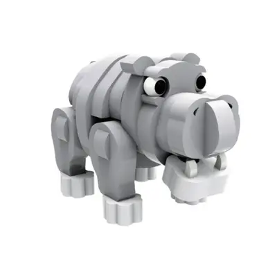 Madmat Zoo Puzzle 3D Hippo Mic - Mandelli BEEMD705000316