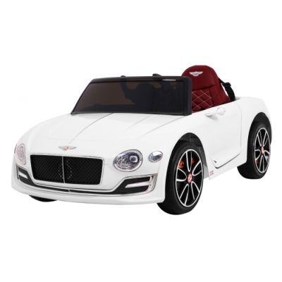Masinuta electrica cu telecomanda bentley exp 12, roti eva, scaun tapitat, 107x59x44 cm, putere 24v - alb edeedipa.je1166.bia