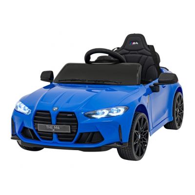 Masinuta electrica cu telecomanda bmw m4, roti eva, scaun tapitat, 112x71x46 cm, putere 70w - albastru edeedipa.sx2418.nie