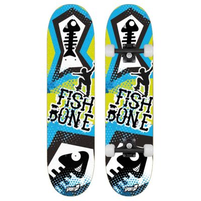 Skateboard Double ABEC1 80cm Fish Bone - Mandelli BEEMD707100051F