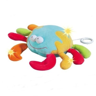 Jucarie muzicala Crab - Brevi Soft Toys BEEBV168129