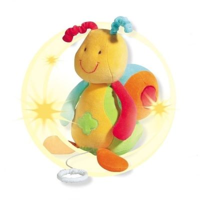 Jucarie muzicala Melc - Brevi Soft Toys BEEBV168136
