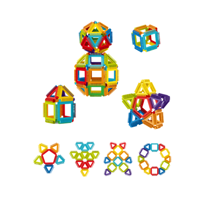 Joc de constructie steam - forme magice (20 piese)
