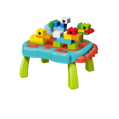 Masuta multifunctionala 3 in 1 pentru constructie - dinozaur