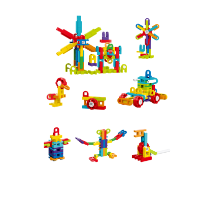 Set de constructie steam - fun blocks (78 piese)