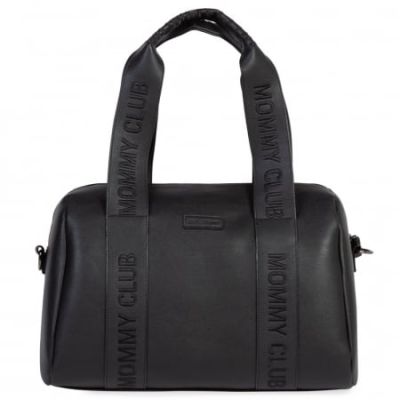 Geanta de infasat Childhome Mommy Club piele PU Negru ERFCH-CWMCSLBL