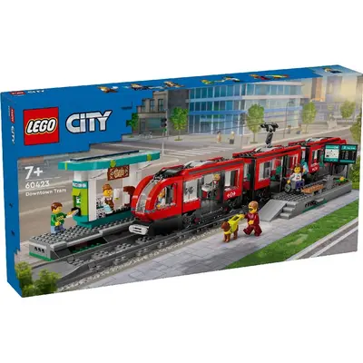 LEGO CITY TRAINS STATIE SI TRAMVAI IN CENTRUL ORASULUI 60423 VIVLEGO60423
