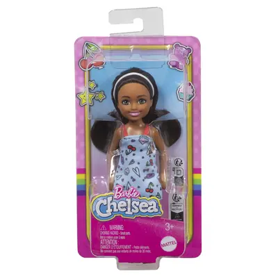 BARBIE PAPUSA CHELSEA CREOLA CU PAR SATEN SI ROCHITA ALBASTRA VIVMTDWJ33_HXM97
