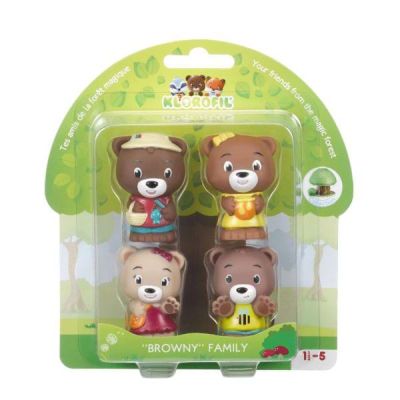 Familia de ursuleti browny - pawpaw family - set figurine joc de rol klr700300