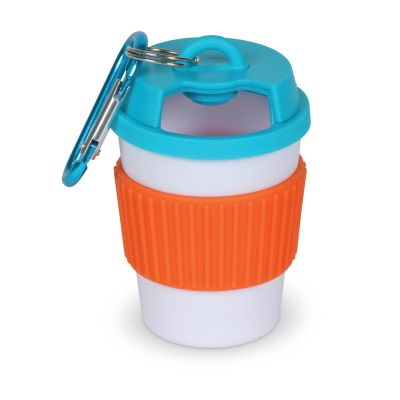 Recipient portabil pentru hrana caini - cana de cafea