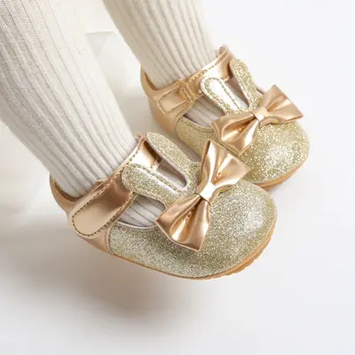 Pantofiori aurii pentru fetite - glitter bunny csm2052-4-p19