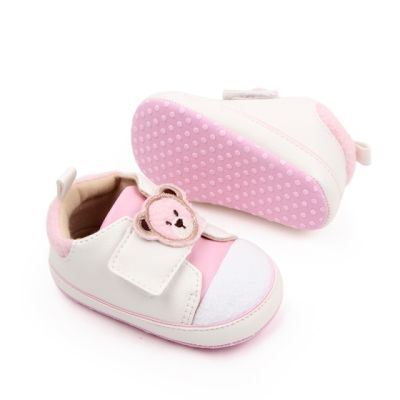 Tenisi albi cu roz pentru fetite - teddy mbbmh3011-1-p3