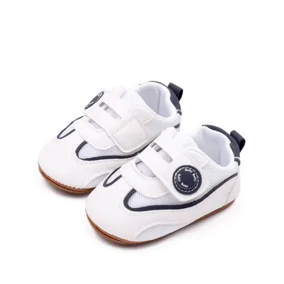 Adidasi albi cu bleumarine pentru baietei - baby mbbxc4141-2-p3