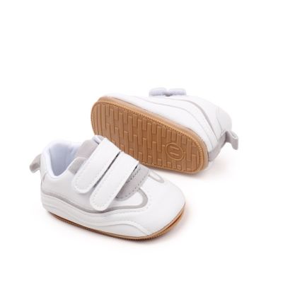 Adidasi albi cu gri pentru bebelusi - waves mbbxc4157-2-c5