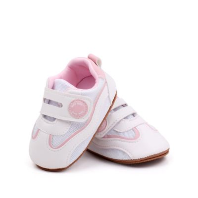 Adidasi albi cu roz pentru fetite - baby mbbxc4141-3-p3