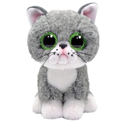PLUS TY 15CM BOOS PISICUTA GRI FERGUS VIVTY36581