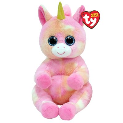 PLUS TY 24CM BEANIE BELLIES UNICORN SKYLAR VIVTY43210