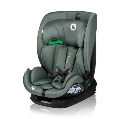 Scaun auto, Lionelo, Lavender I-size, Isofix, Cu centura TopTether, Cu spatar inclinabil in 5 pozitii, Cu tetiera reglabila in 13 pozitii, Instalare cu fata inainte, 9-36 Kg, 76-150 cm, Conform cu ECE R129, Verde BYNLO-LAVENDER_I-SIZE_GREEN_PISTACHIO