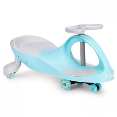 Trotineta gravitationala tip barca cu roti led ecotoys ym-sw-1 - albastru edeediym-sw-1blue