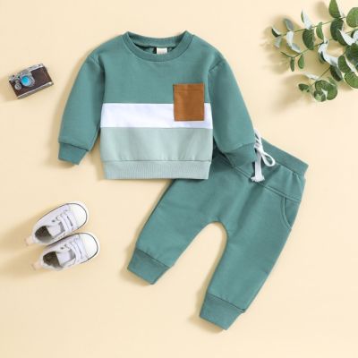 Compleu alb cu verde pentru baietei cshmm-215-de4