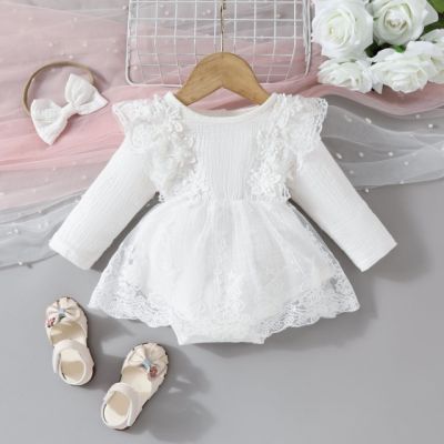 Rochita body alba din finet - gorgeous cshmm-277-r2