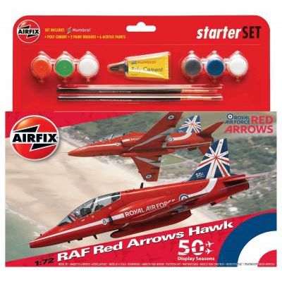 Kit constructie Avion RAF Red Arrows HAWK Mediu - SOLAF55202