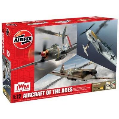 Kit constructie avion - Set 3 avioane Airfcraft Of the Aces - SOLAF50143