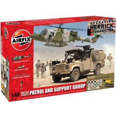 Kit constructie Set  Afganistan Elicopter Land Rover  WMIK - SOLAF50123