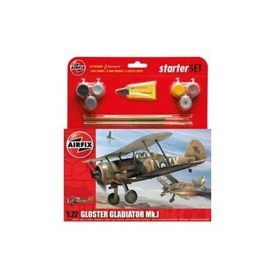 Kit constructie si pictura avion Gloster Gladiator Mk.I - SOLAF55206