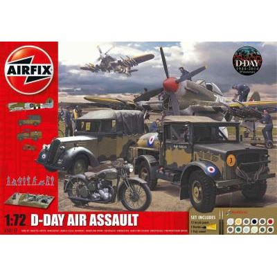 Kit constructie si pictura scena de lupta Asalt Aniversare 100 ani WWII D-Day - SOLAF50157