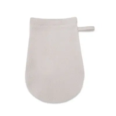 Manusa de baie, MimiNu, Pentru bebelusi, 12x21 cm, Material certificat Oeko Tex Standard 100, Beige BYN6426972026222