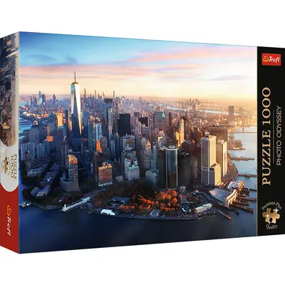 PUZZLE TREFL 1000 PREMIUM PLUS PHOTO ODYSSEY MANHATTAN NEW YORK VIV10828