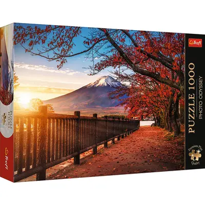 PUZZLE TREFL 1000 PREMIUM PLUS PHOTO ODYSSEY MUNTELE FUJI JAPONIA VIV10817