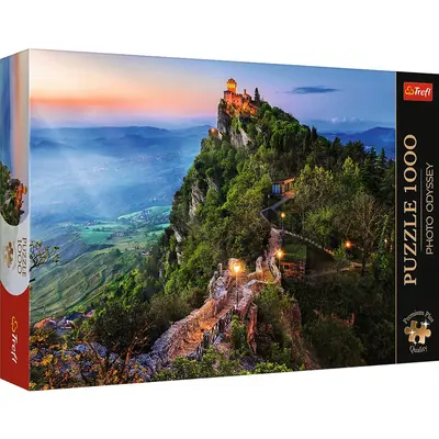PUZZLE TREFL 1000 PREMIUM PLUS PHOTO ODYSSEY TURNUL CESTA SAN MARINO VIV10822