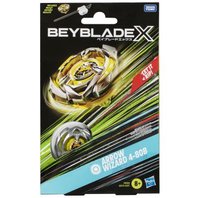 BEYBLADE X LET IT RIP SET LANSATOR SI ROATA ARROW WIZARD 4-80B VIVG0175_F9582