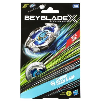 BEYBLADE X LET IT RIP SET LANSATOR SI ROATA SWORD DRAN 3-60F VIVG0175_F9580