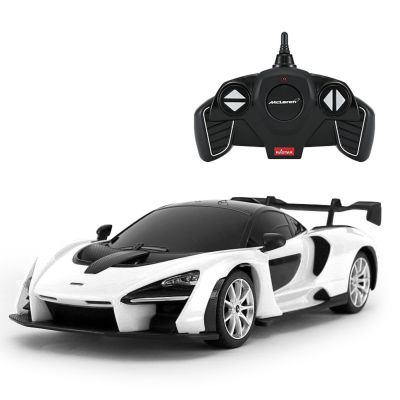 MASINA CU TELECOMANDA MCLAREN SENNA ALB CU SCARA 1 LA 18 VIVRas96300_Alb