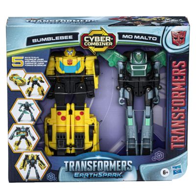 TRANSFORMERS EARTHSPARK SET 2 FIGURINE BUMBLEBEE SI MO MALTO VIVF8439