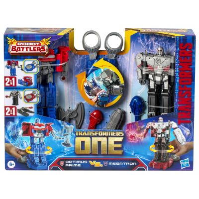 TRANSFORMERS ONE SET 2 FIGURINE OPTIMUS PRIME SI MEGATRON VIVF9207