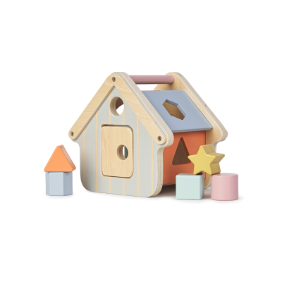 Cabana Din Lemn Cu Piese Interconectate, Saro Baby Pjb3347