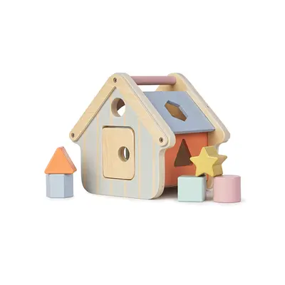 Cabana Din Lemn Cu Piese Interconectate, Saro Baby Pjb3347