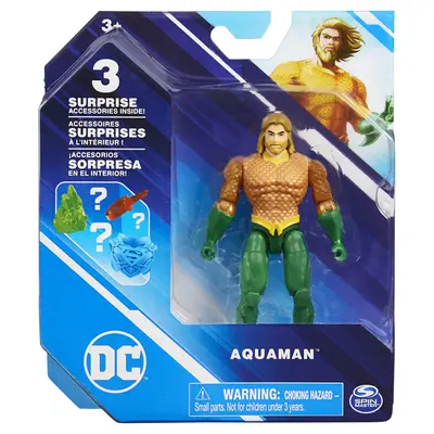 FIGURINA AQUAMAN 10CM FLEXIBILA CU ACCESORII VIV6056331_20137129
