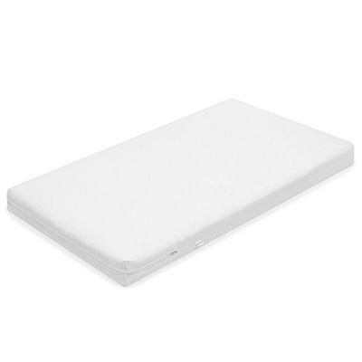 Saltea patut, New Baby, Standard, Din spuma poliuretanica, Cu husa detasabila, Din bumbac, 120x60x6 cm, Alb BYN53006