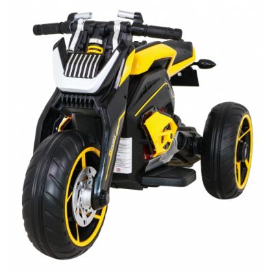 Motocicleta electrica future ll8001-a, roti eva, scaun din plastic, 109x54x68 cm, putere 50w - galben edeedipa.ll8001-a.zol