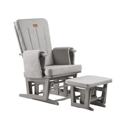 Onino - fotoliu reglabill pentru alaptare, cu suport de picioare inclus, calm.me classic, pearl gray bbbtf19ts