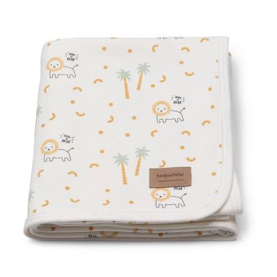 Paturica Usoara Pentru Copii, Multifunctionala, Bumbac Jersey, 65x80 Nairobi Mustard Pjb06na41-048