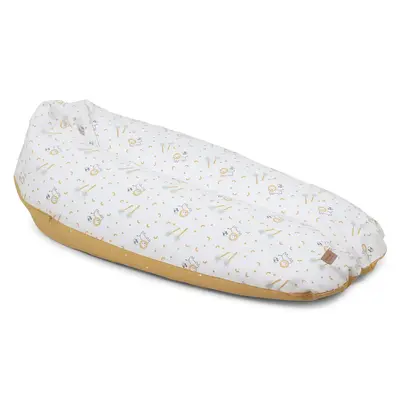 Perna Pentru Gravide Si Alaptare, Husa Detasabila Din Bumbac 100%, 190 Cm, Nairobi Mustard Pjb28na41-048