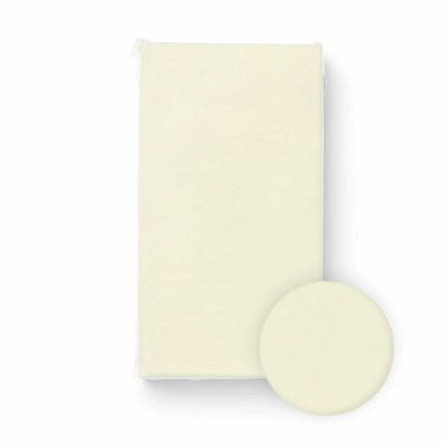 Cearceaf cu elastic, Bocioland, Pentru patut, Din 100% bumbac jersey, 120x60 cm, 0 luni+, Cream BYNBL059