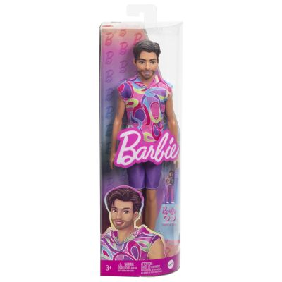 BARBIE PAPUSA BAIAT FASHIONISTAS BRUNET CU BARBA SI TRICOU CU GLUGA VIVMTDWK44_HRH26